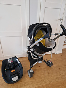 CYBEX Aton Q turvahäll + isofix base + QUINNY raam (1 foto / 2)