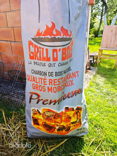 PREMIUM süsi BBQ / grilli jaoks 50L (restoranikvaliteet) (foto #1)