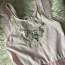 Светло-розовое платье H&M с ожерельями, размер 134-140 см (8-10a) (фото #3)