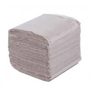 В303 Туалетний папір листова сіра ( 200 шт )