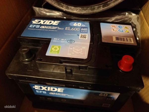 Стартерный аккумулятор Exide EL600 (фото #1)