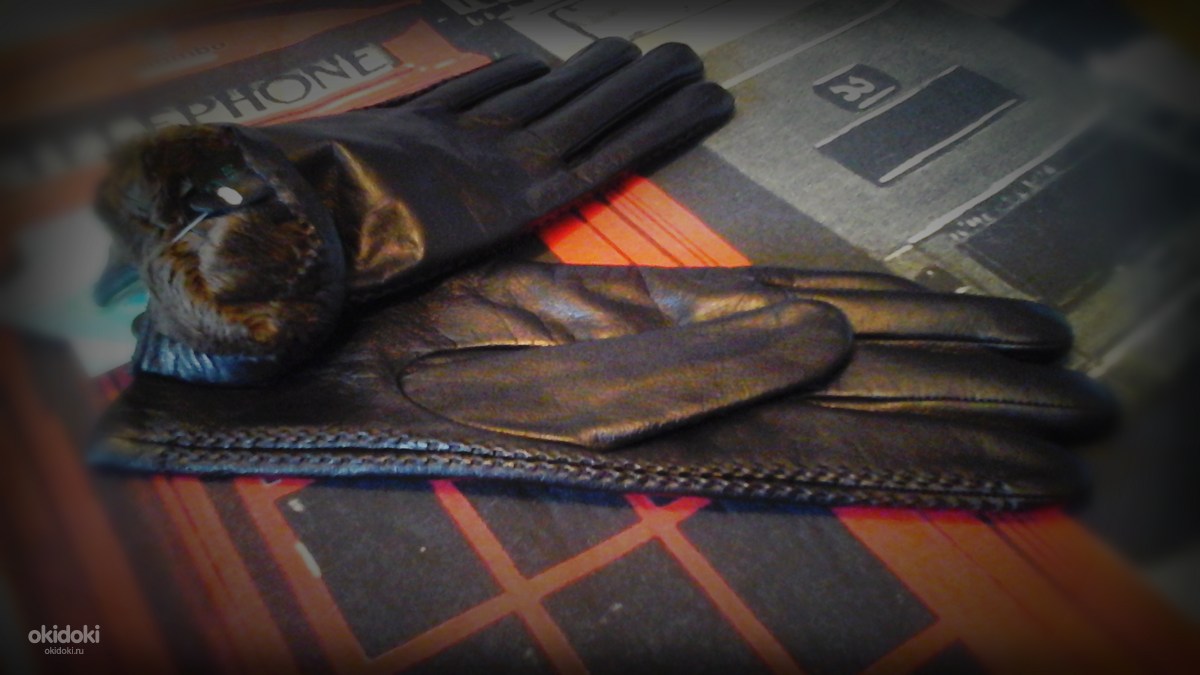Новые женские кожаные перчатки (фото #2)