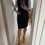 Стильное женское офисное платье без рукавов (фото #4)