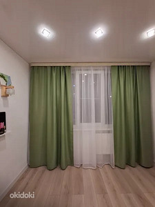 Uued pimendavad kardinad, komplekt 2 tk, hallid, beežid (7 foto / 10)