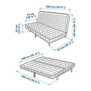 IKEA Diivanvoodi väga heas korras (5 foto / 5)