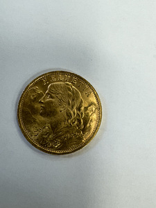 Kuldmünt - 20 franki, 1935. aasta (1 foto / 2)