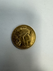 Kuldmünt - 20 franki 1914. aasta (1 foto / 2)