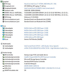 Mänguri sülearvuti HP Omen 17 (3 foto / 3)