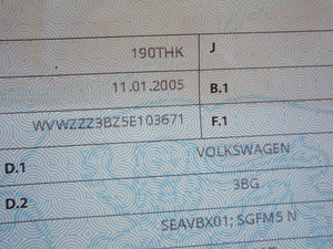 Passat 1,9DIESEL 11\2005a (9 foto / 9)