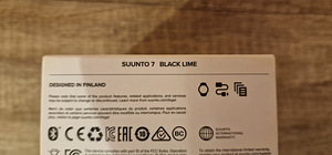 Suunto 7 Black Lime, uus (3 foto / 4)