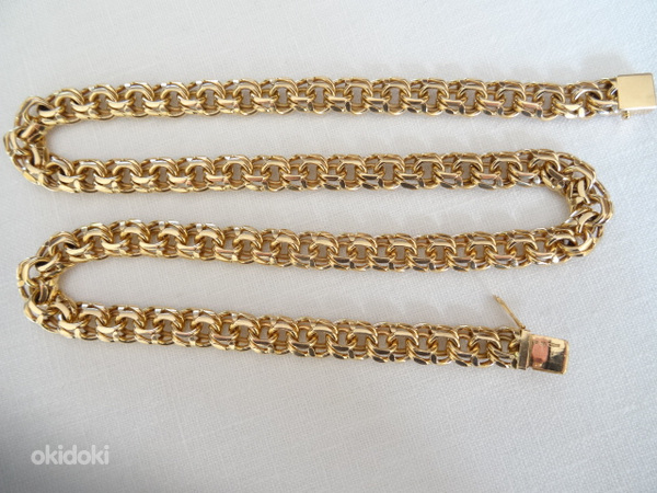 Kuldne kett "BISMARK" 151,49 grammi, Proov 585