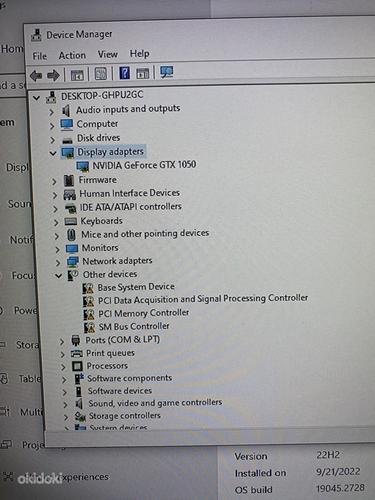 Lauaarvuti GTX 1050, I3 7th gen, 16gb ram, 120 SSD (foto #5)