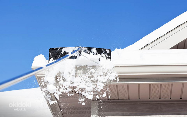 Уборка снега с крыш (фото #7)