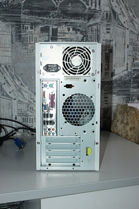 Компьютер Core 2 Quad Q6700 8gb DDR2 500gb mATX