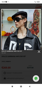 Dolce Gabbana päikeseprillid (8 foto / 9)