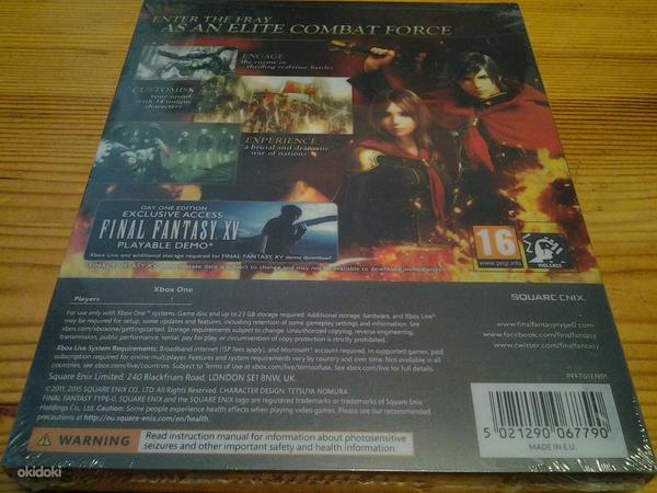 Final Fantasy Type-0 HD Limited Steelbook Edition Xbox One (foto #2)