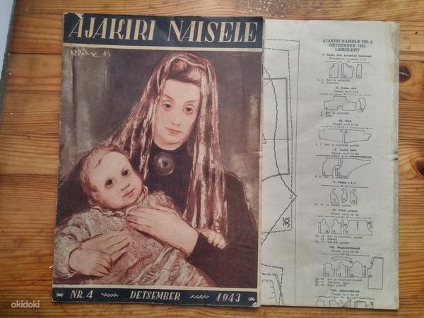 Ajakiri Naisele nr4 detsember 1943a, lõikelehega