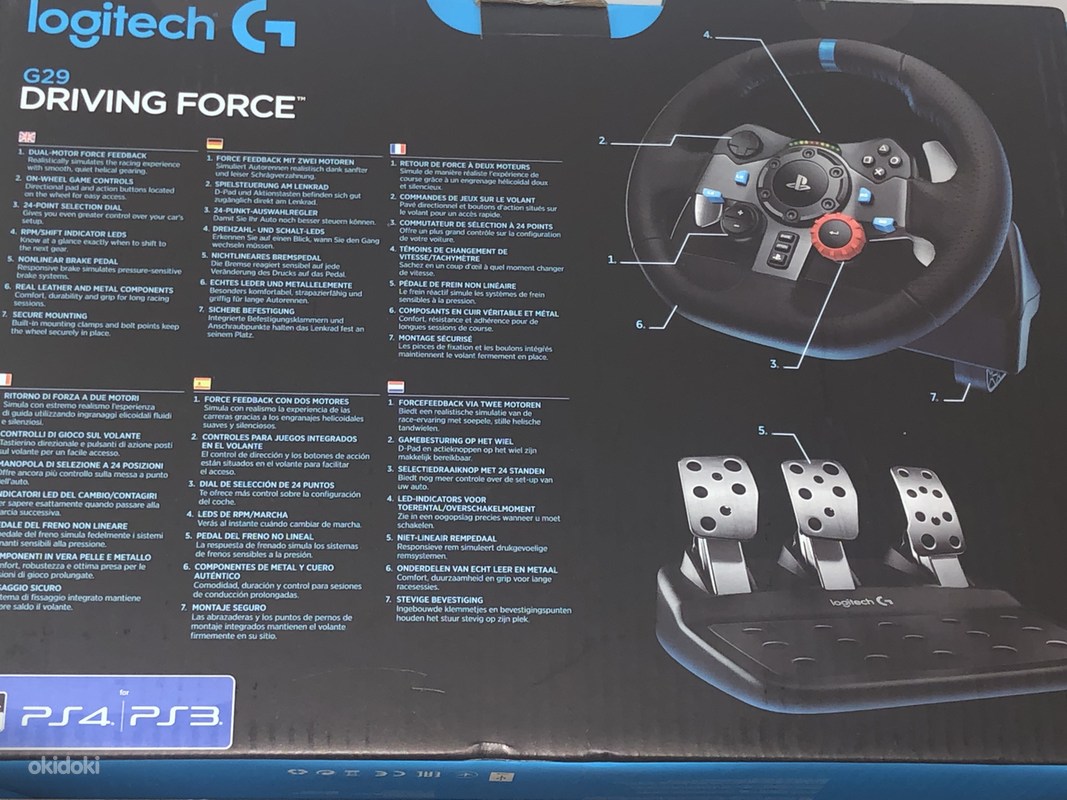 Logitech G29 - Tallinn, Пульты и контроллеры – okidoki