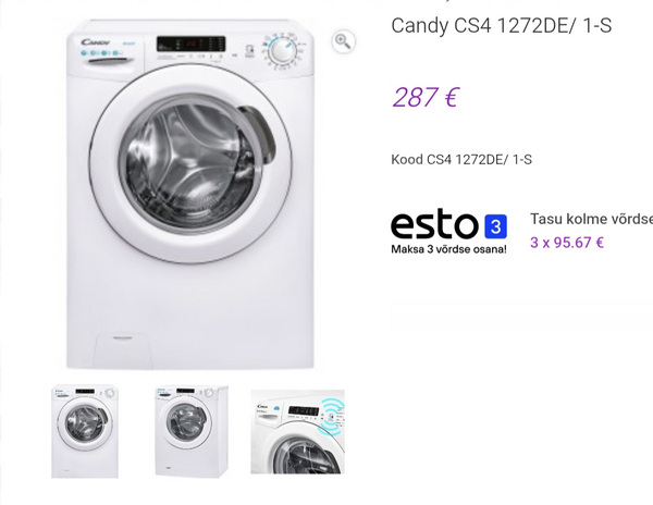 Candy CS4 1061DE/1-S. NEW!