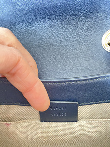 Bron! Gucci GG midnight blue Emily bag (7 foto / 9)