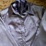 Новая атласная блуза р.48 +шейный платок (фото #1)