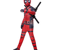 Uus Deadpooli kostüüm täispuhutud mõõkadega 110