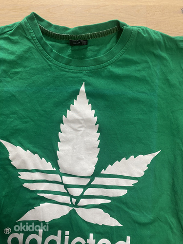 New Addicted weed Barcelona t-shirt t-särk, size XS (foto #2)