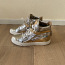 Giuseppe Zanotti high top gold sneakers tossud, size 38 (foto #3)