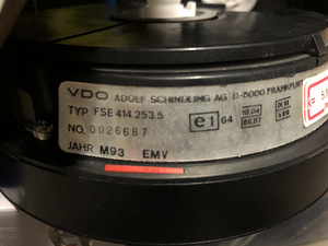 Тахограф VDO 12v (3 фото из 4)