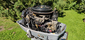 Evinrude 2T 30hp päramootor koos puldiga (4 foto / 10)