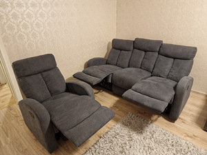 Diivan recliner ja tugitool (2 foto / 5)