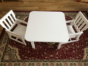 Laud + kaks tooli