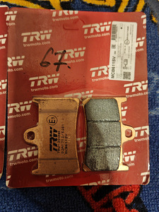 Müüa TRW MCB611SV piduriklotsid, hind 2 tk. (2 foto / 2)