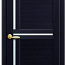 Двері межк Екошпон Трініті венге 3D з мат стекло (фото #1)