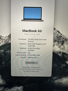 Macbook Air 2019 в продаже (3 фото из 3)