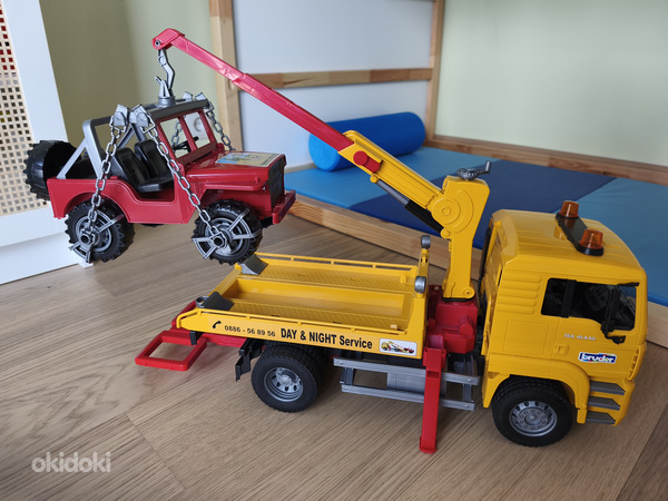BRUDER MAN TGA Puksiirauto, skaala 1:16