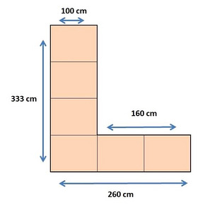 Nurgadiivan SITS diivan 333cm x 260cm (10 foto / 10)