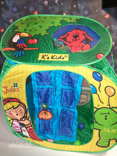 Laste telk-maja pallidega Ks Kids Cafe (foto #7)