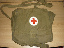 Плащ палатка армейская CCCP и медицинская сумка военная ссср
