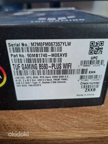 ASUS TUF Gaming B560-PLUS WIFI LGA 1200 (foto #4)