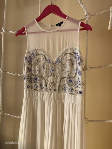 Нарядное белое платье River Island valge kleit XS-S (фото #4)