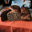 Домашній хліб на заквасці з нас.льону, з цільнозернової муки (фото #1)