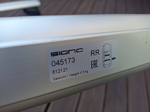 BMW F10 Katuseraamid (sedan) Atero Signo (2 foto / 5)