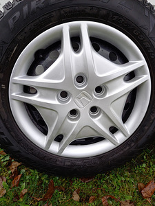 15" Honda talverehvid plekkvelgedel 5x+114,3 (1 foto / 6)