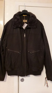 Новая кожаная куртка Camel Active, размер 58