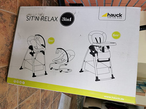 Hauck söögitool-lamamistool Sit N Relax 3 in 1 (4 foto / 4)