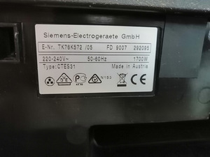 Siemens integreeritav espressomasin (4 foto / 4)