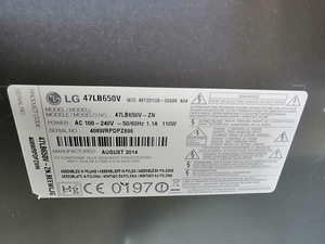 47" LG fullHD teler SmartTV Wifi (7 foto / 7)