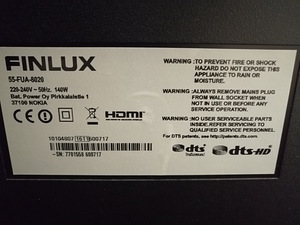 55" Finlux 4k UHD teler SmartTV (6 foto / 6)