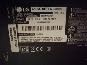 65" LG 4k UHD teler SmartTV (6 foto / 6)